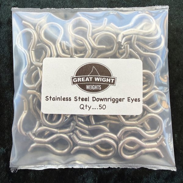 Stainless Steel Down Rigger & Sinker Eyes